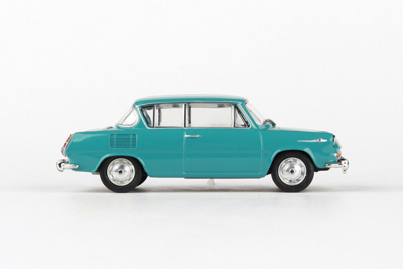 Abrex Škoda 1100 MBX 1:43 Tyrkysová Světlá 1969